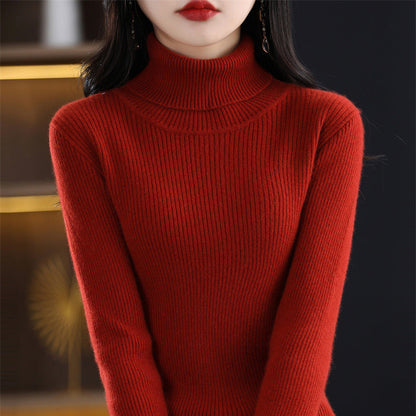 Women's turtleneck sweater for fall and winter by My Store