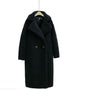 Elegant Long Lamb Cashmere Coat