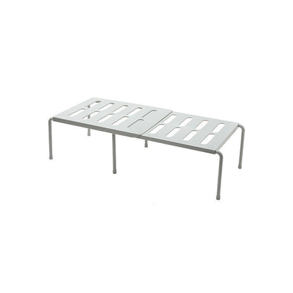 Telescopic kitchen rack for organizing kitchen supplies, adjustable storage shelf for countertops