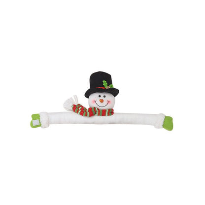 Creative cartoon Christmas decorations displayed in colorful festive designs