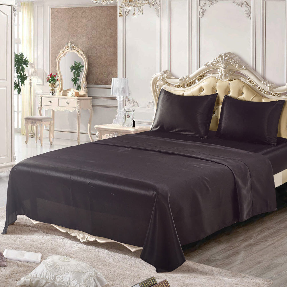 Imitation silk bedding set by My Store, smooth fabric with elegant sheen