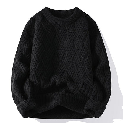 Men's thick autumn and winter sweater in a warm knit design by My Store