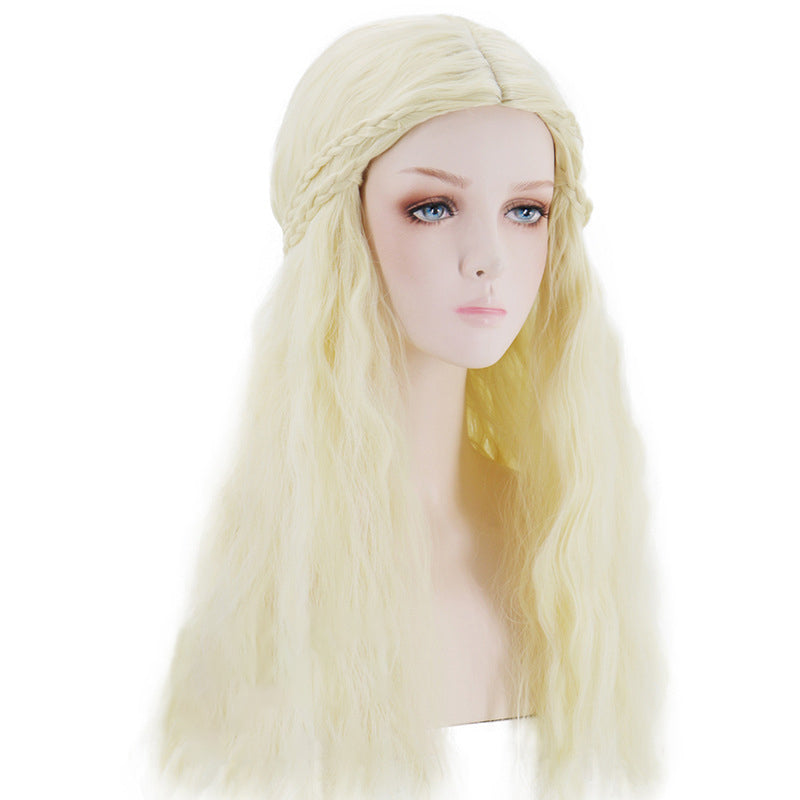 Game of Thrones cosplay wig with long, flowing fantasy-style hair in a character-inspired design