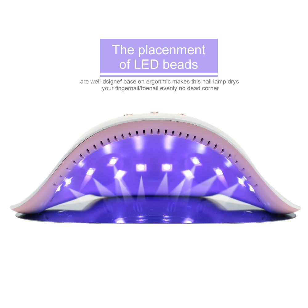 Rainbow10 smart nail phototherapy machine with compact white design for nail curing treatments