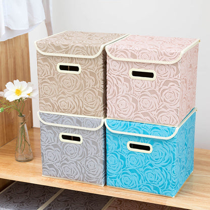 Foldable storage box by My Store, shown collapsed for compact storage