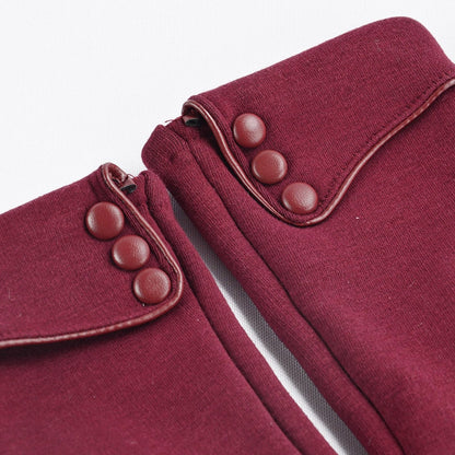 Riding warm gloves, close-up view of insulated protective handwear