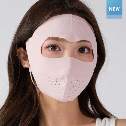 Ice silk sunscreen face mask by My Store, lightweight face covering for sun protection