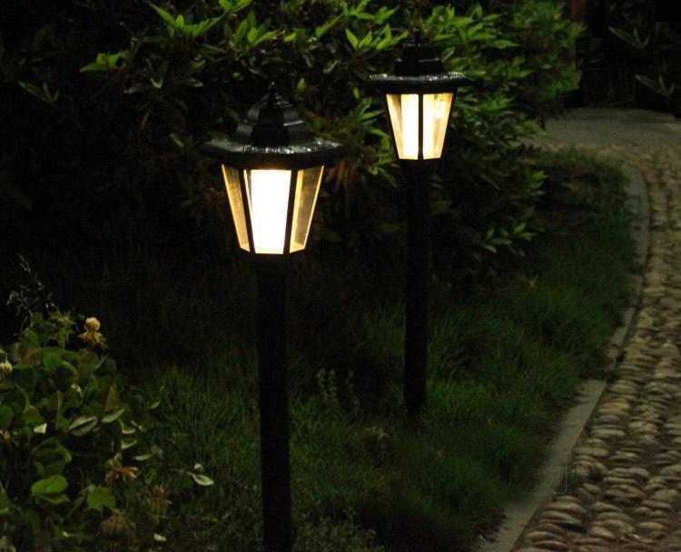 Outdoor solar hexagonal wall light for garden and exterior walls