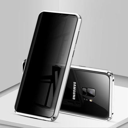 Anti-peeping magnetic phone case with privacy screen design for smartphone protection