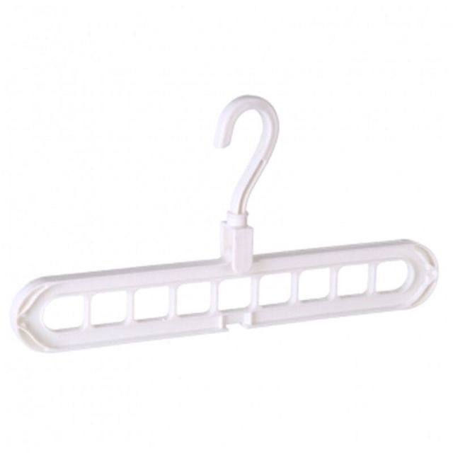 Plastic clothes hanger with storage hook by My Store