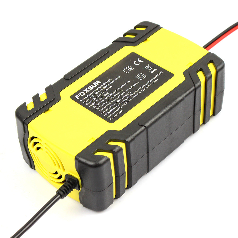 Motorcycle pulse battery charger by My Store, compact charger unit shown against a plain background