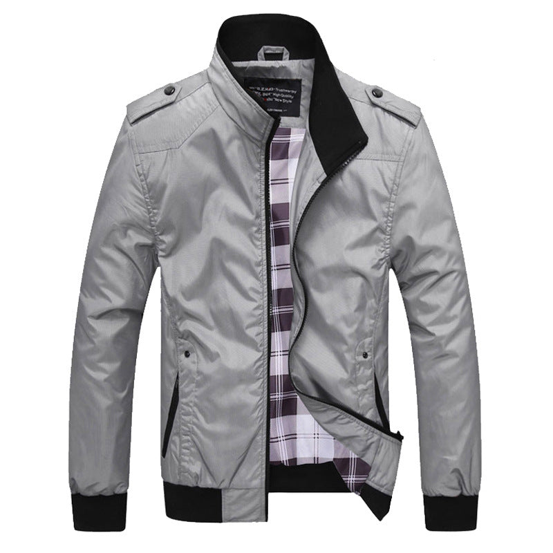 Men's casual autumn outerwear jacket in a classic style