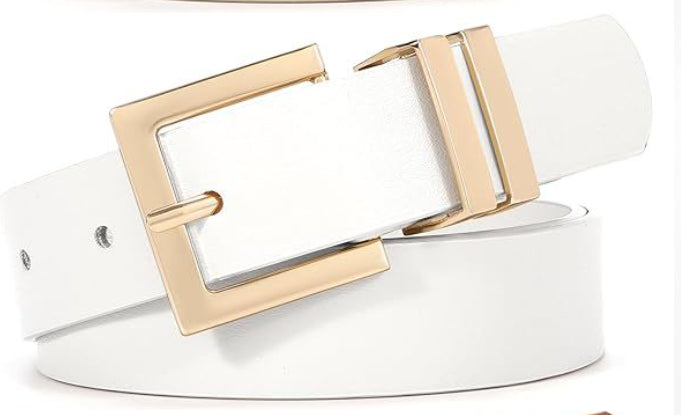 Trendy slim belt for jeans and dresses, featuring a luxurious versatile design