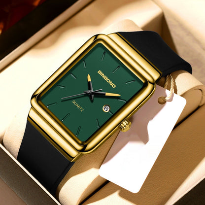 Sleek stylish waterproof men's watch with a modern design and durable finish