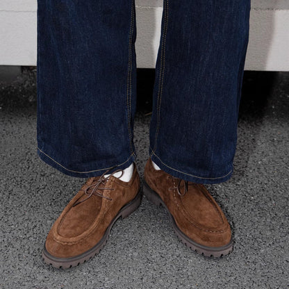 Retro men's leather shoes, spring-autumn style in classic low-top design