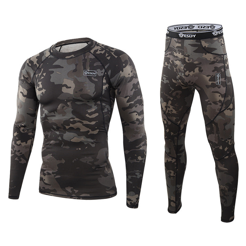 Tactical cycling sports underwear set shown in a close-up product view
