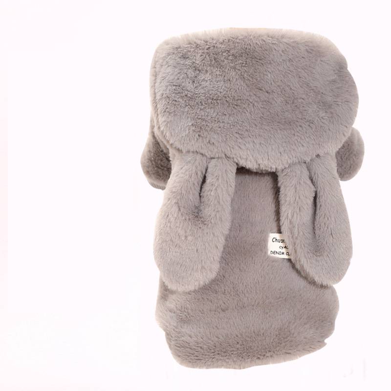 Autumn and winter padded coat for small dogs, four-legged design in a warm, comfortable style