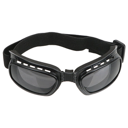 Outdoor cycling glasses with sporty frame and clear protective lenses; My Store brand