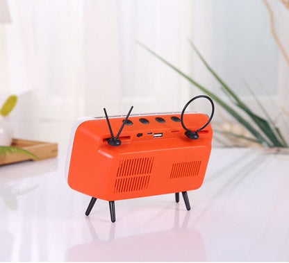 Retro TV mini portable audio device by My Store, compact vintage television-style design