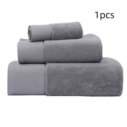 Cotton bath towel, absorbent gift towel by My Store folded for display