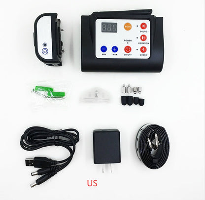 Electric dog fence system with boundary transmitter and receiver collar by My Store