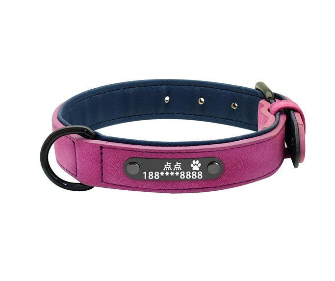 Dog tag identity card customization, Type 7, shown for personalized pet identification details