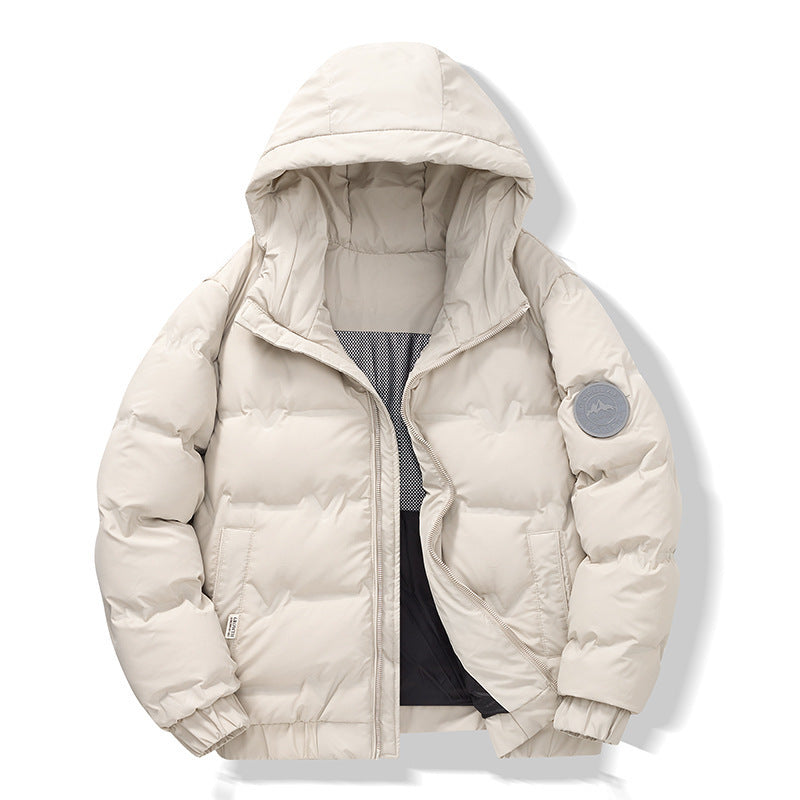 Men's simple fashion short winter coat in a classic design from My Store