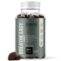 BreatheWell Lung Health Gummies by BACKUPMYFILESNOW® in a clear bottle with orange and white gummy supplements for lung support