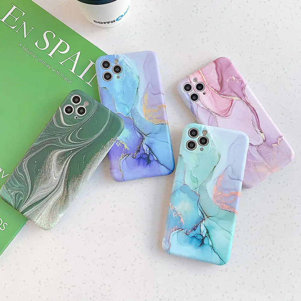 Gradient Marble Phone Case