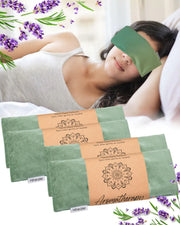 Hihealer Lavender Eye Pillow - Weighted Eye Mask for Sleeping Headache Relief Sinus Pressure Aromatherapy Moist Heat Eye Compress Meditation Accessories Relaxation Sleep Mask Gift for Women