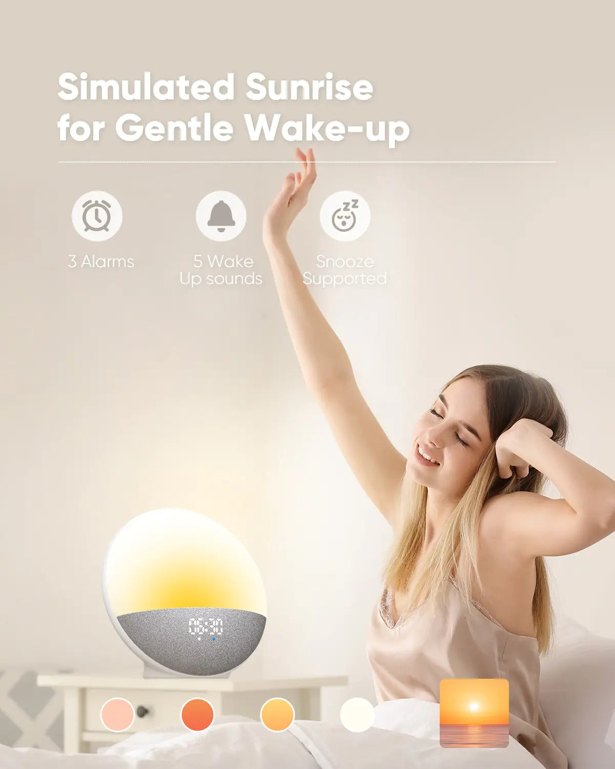 White Noise Bluetooth Audio RGB Speaker