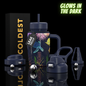Coldest Limitless Ultra v8 15oz insulated tumbler with black lid, featuring sleek design and durable stainless steel construction.