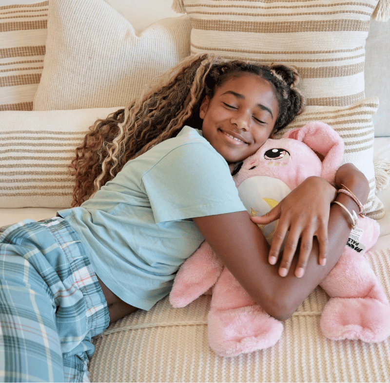 Moon Pals Mylo 5lb Hugger Plush, soft and cuddly stuffed animal, perfect for comfort and snuggling.