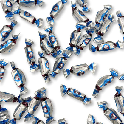 Candy In Bulk Coffee Rio Original Roast Candy, sugar-free bulk bag with colorful coffee bean-shaped candies in bright packaging.