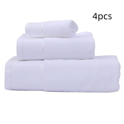 Cotton bath towel, absorbent gift towel in soft textured fabric by My Store