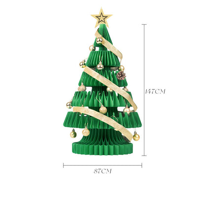 Christmas decorations with colorful ornaments, displayed for holiday decorating by My Store
