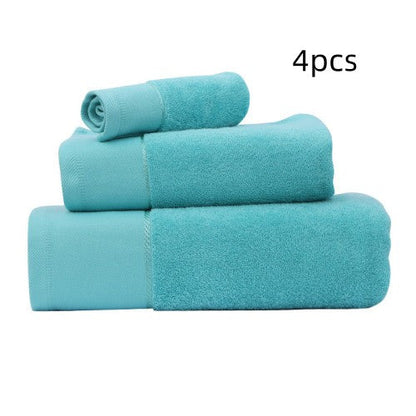 Absorbent cotton bath towel, soft gift towel in a classic rectangular design