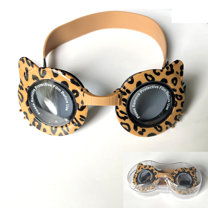 Children's new swimming diving goggles with clear lenses and adjustable strap