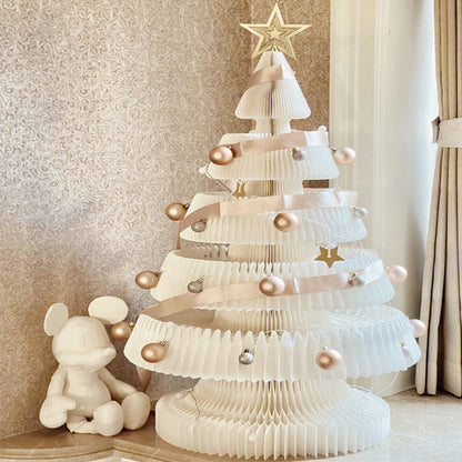 Christmas decorations with colorful ornaments for holiday tree decorating
