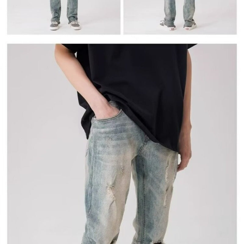 BackupMyFilesNow Urban Zip Jeans shown in dark wash denim with front zipper and pockets, casual men's jeans style.