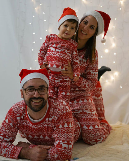Christmas printed parent-child matching wear by My Store