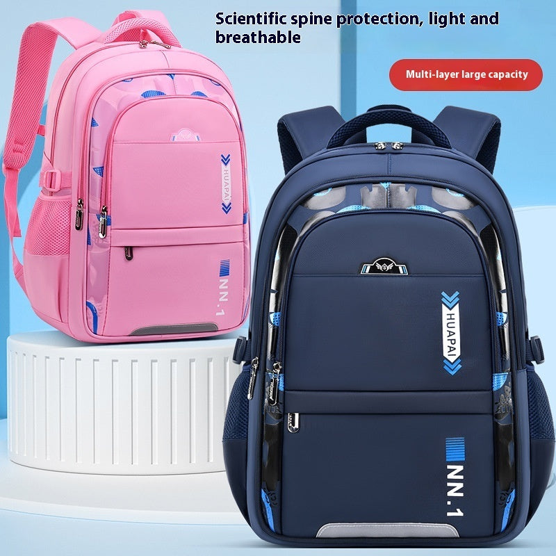 Children's junior and middle school large capacity backpack by My Store