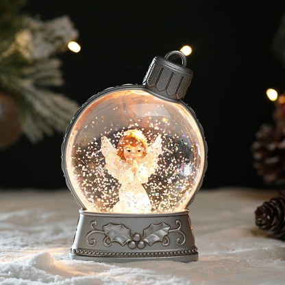 Luminous LED flame light Christmas holiday decoration scene layout for home decor