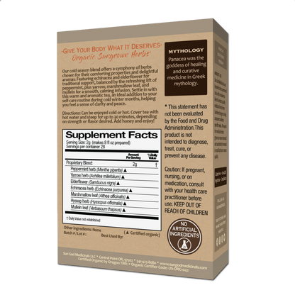 Panacea Cold Season Organic Herbal Tea