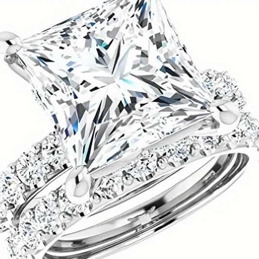 Women's high-end designer-look cool-girl fashion ring in a sleek contemporary style