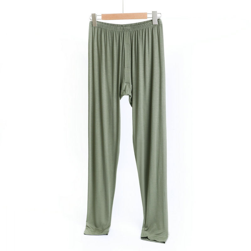 Men's summer modal pajama pants, thin plus-size lounge trousers in a lightweight design