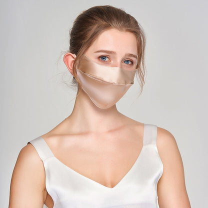 Sun protective face mask for summer, full-face UV protection covering nose, mouth, and cheeks