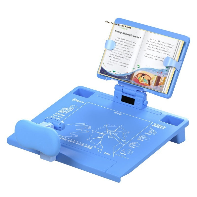 Sitting writing correction device for primary school students, desktop posture and vision protector