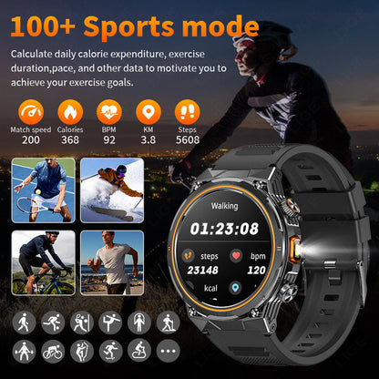 AK81 Cross-Border Smart Watch with 1.46-inch display, shown in a sleek round design