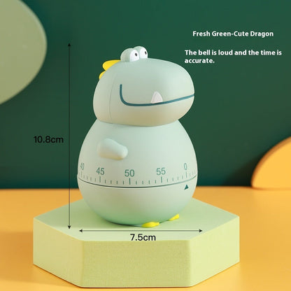 Homeworker learning time management timer and student alarm clock in compact desktop design